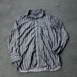 Banana Republic Parker Tunic Fit Button Shirt  Long Sleeve Womens XS Extra Small